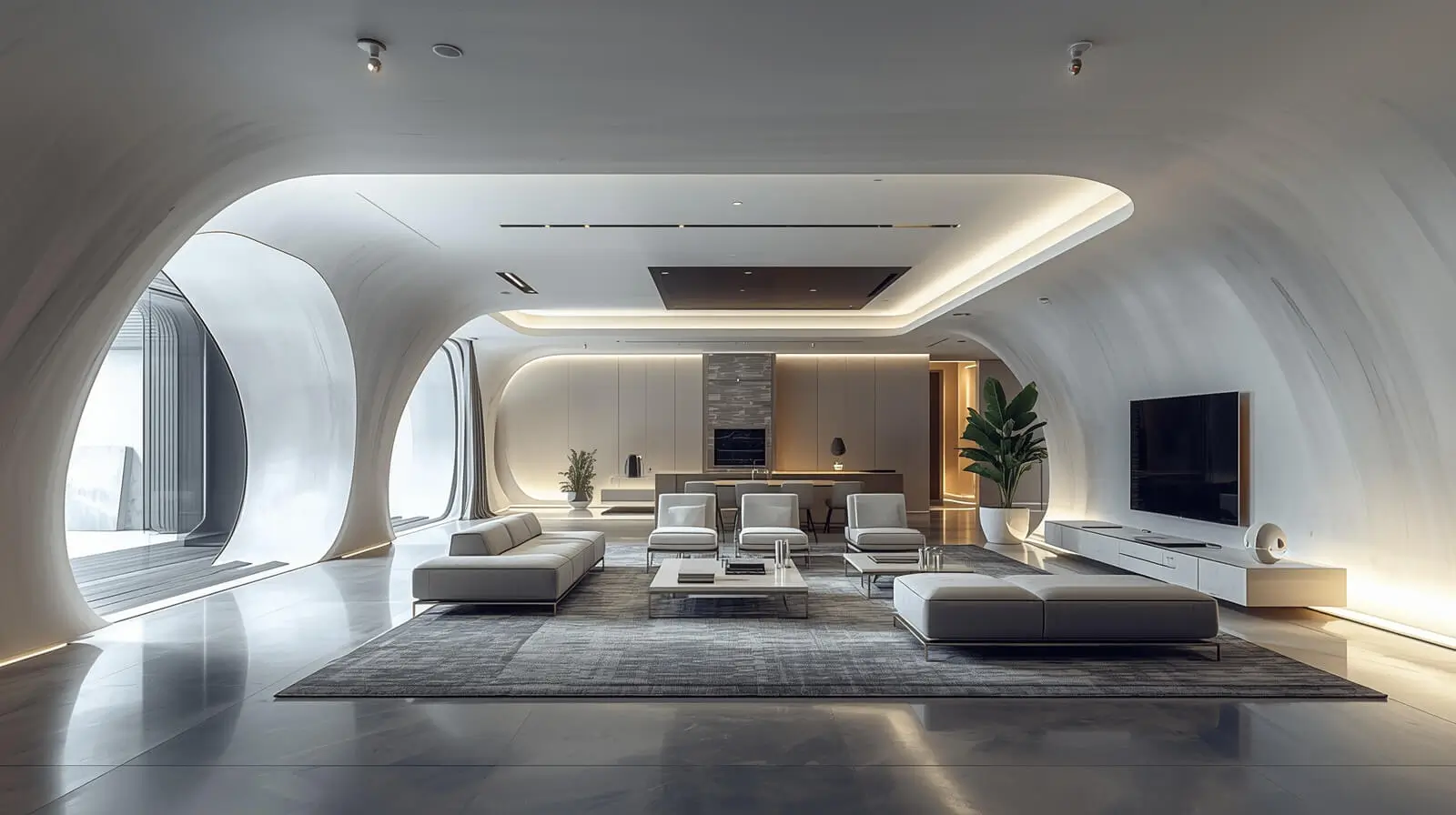 futuristic interior design
