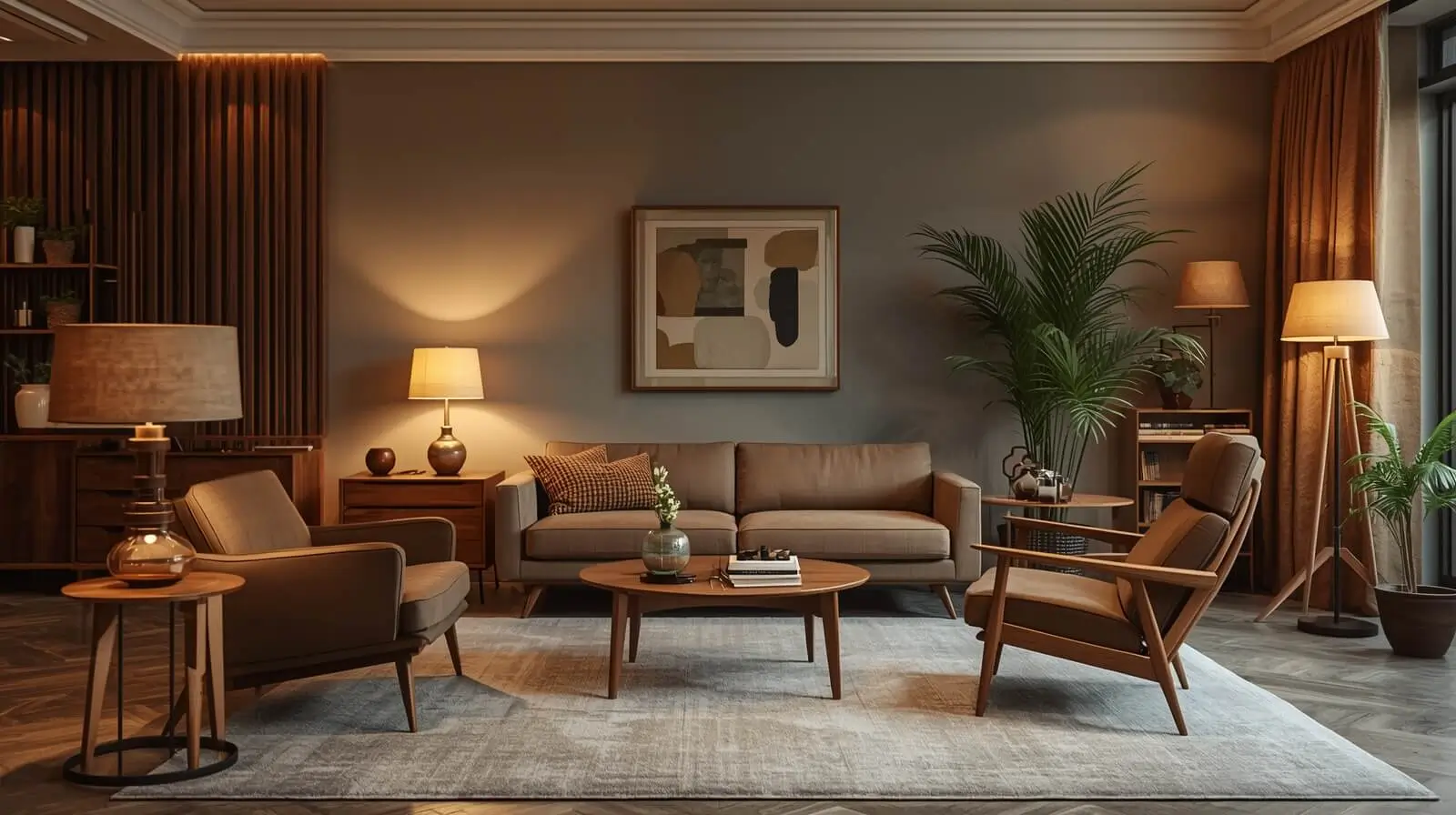 mid century interior design