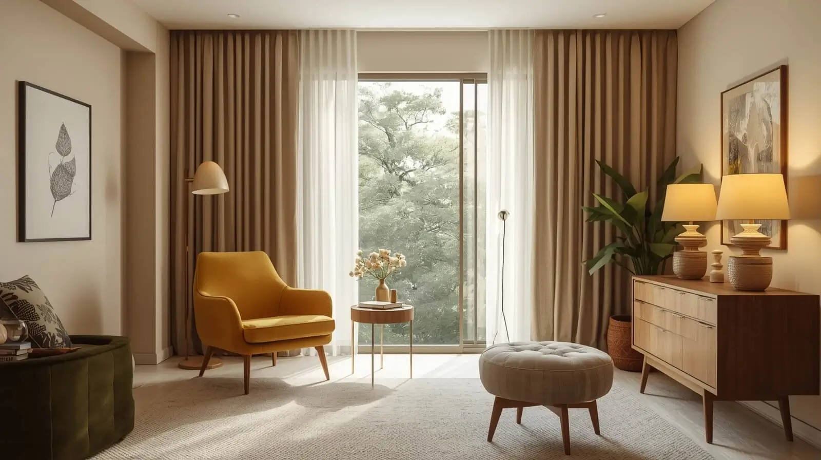 mid century interior design