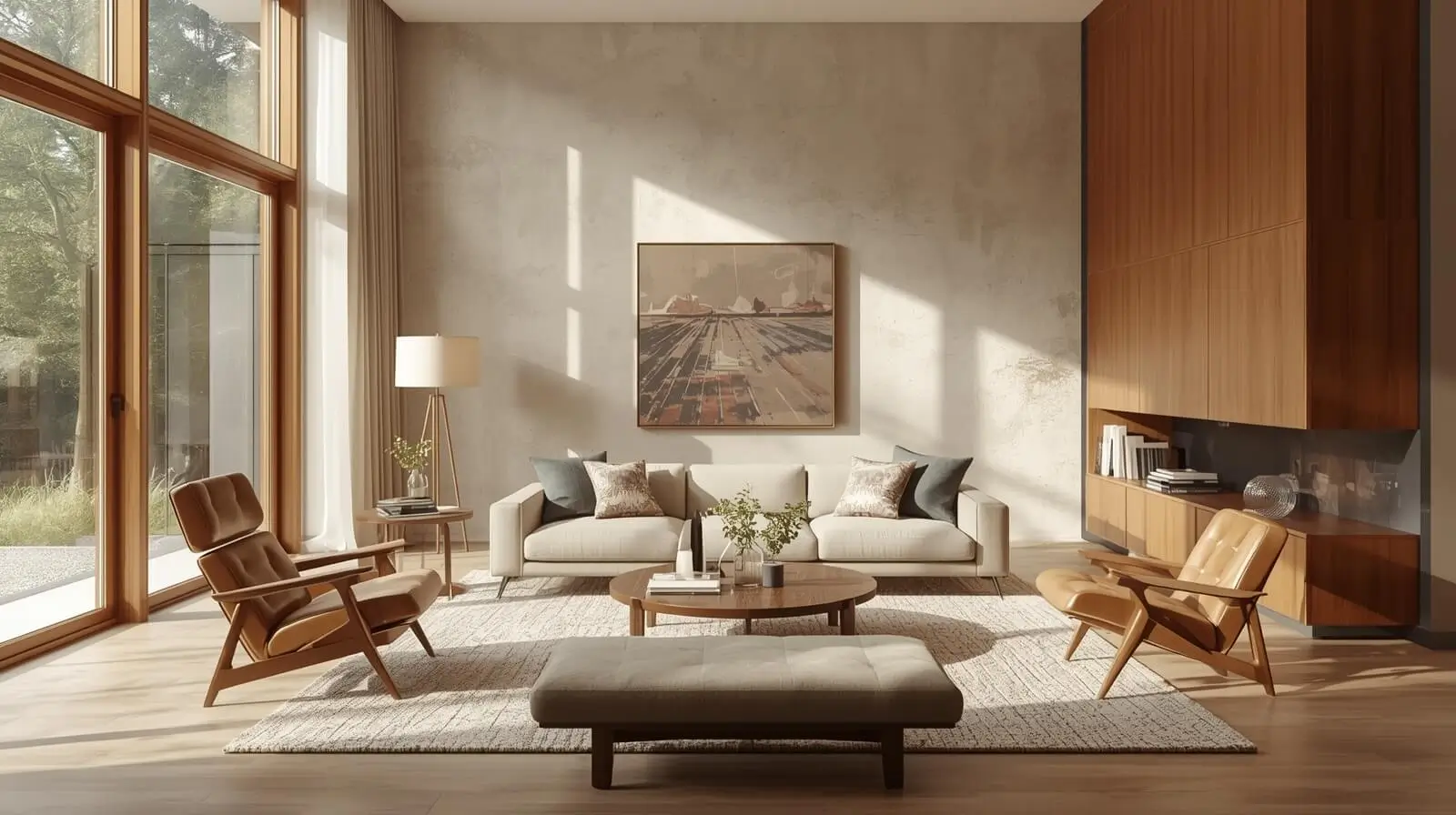 mid century interior design