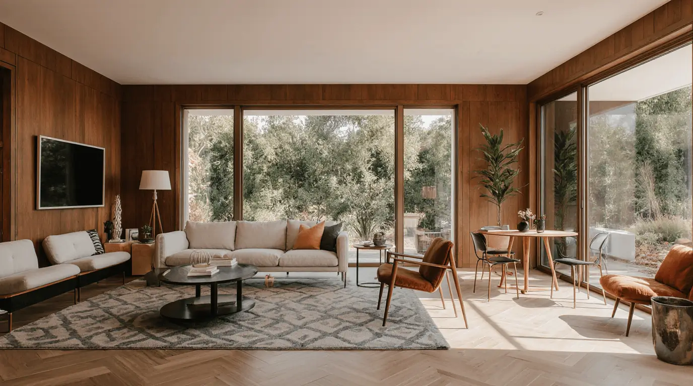 mid century modern interior design