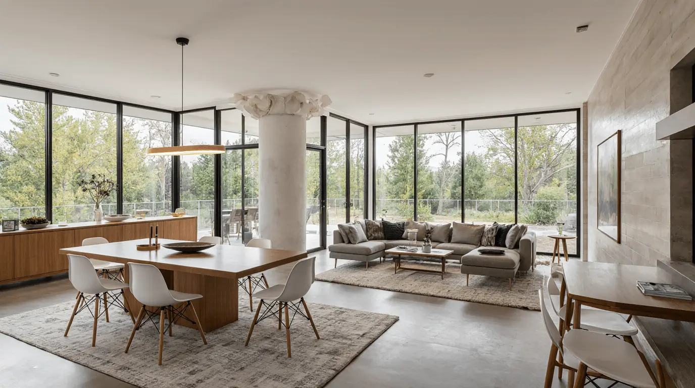 mid century modern interior design