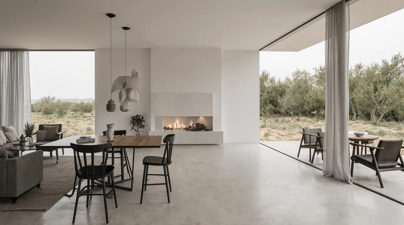 modern mediterranean interior design