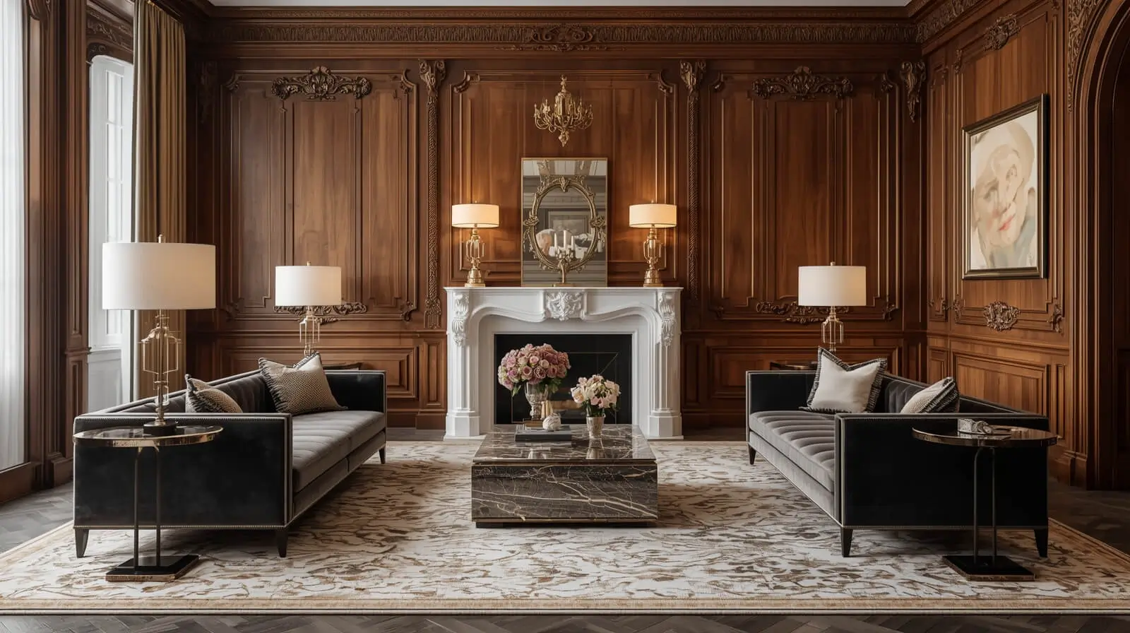 modern victorian interior design