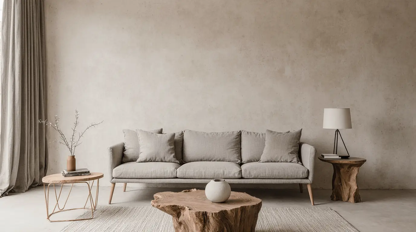 modern wabi sabi interior design