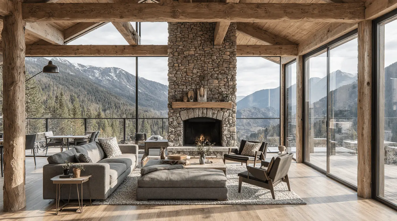 mountain modern interior design