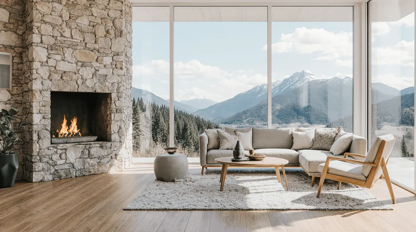 mountain modern interior design
