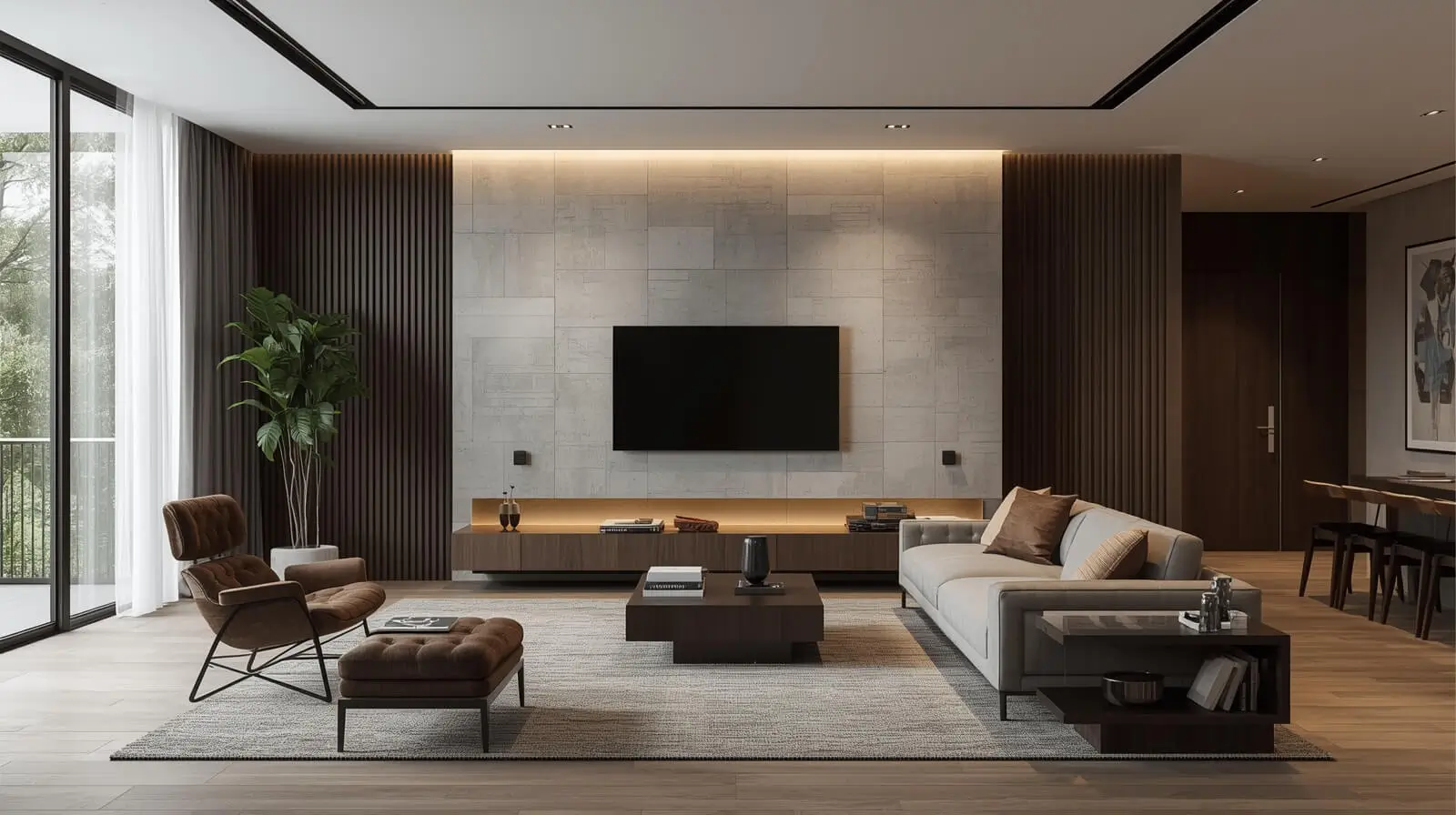 opposition rhythm in interior design