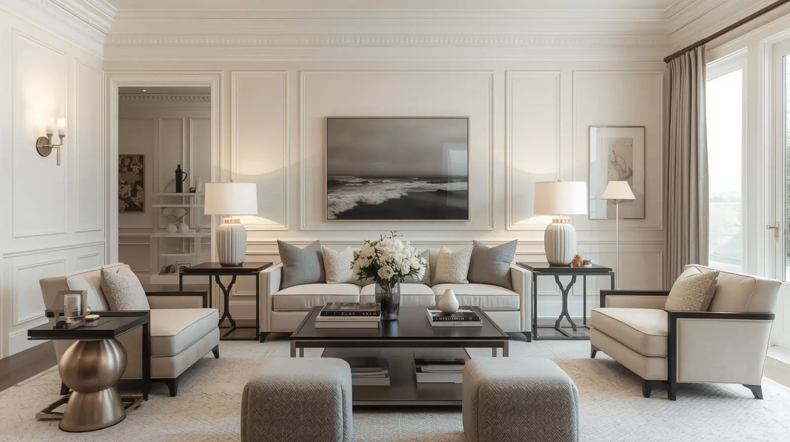 opposition rhythm in interior design