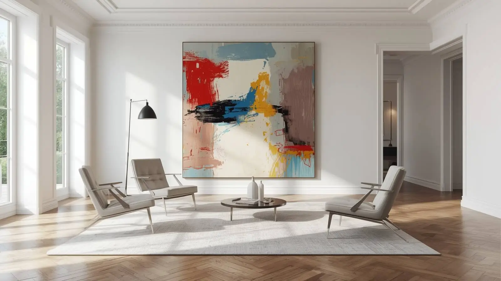 opposition rhythm in interior design