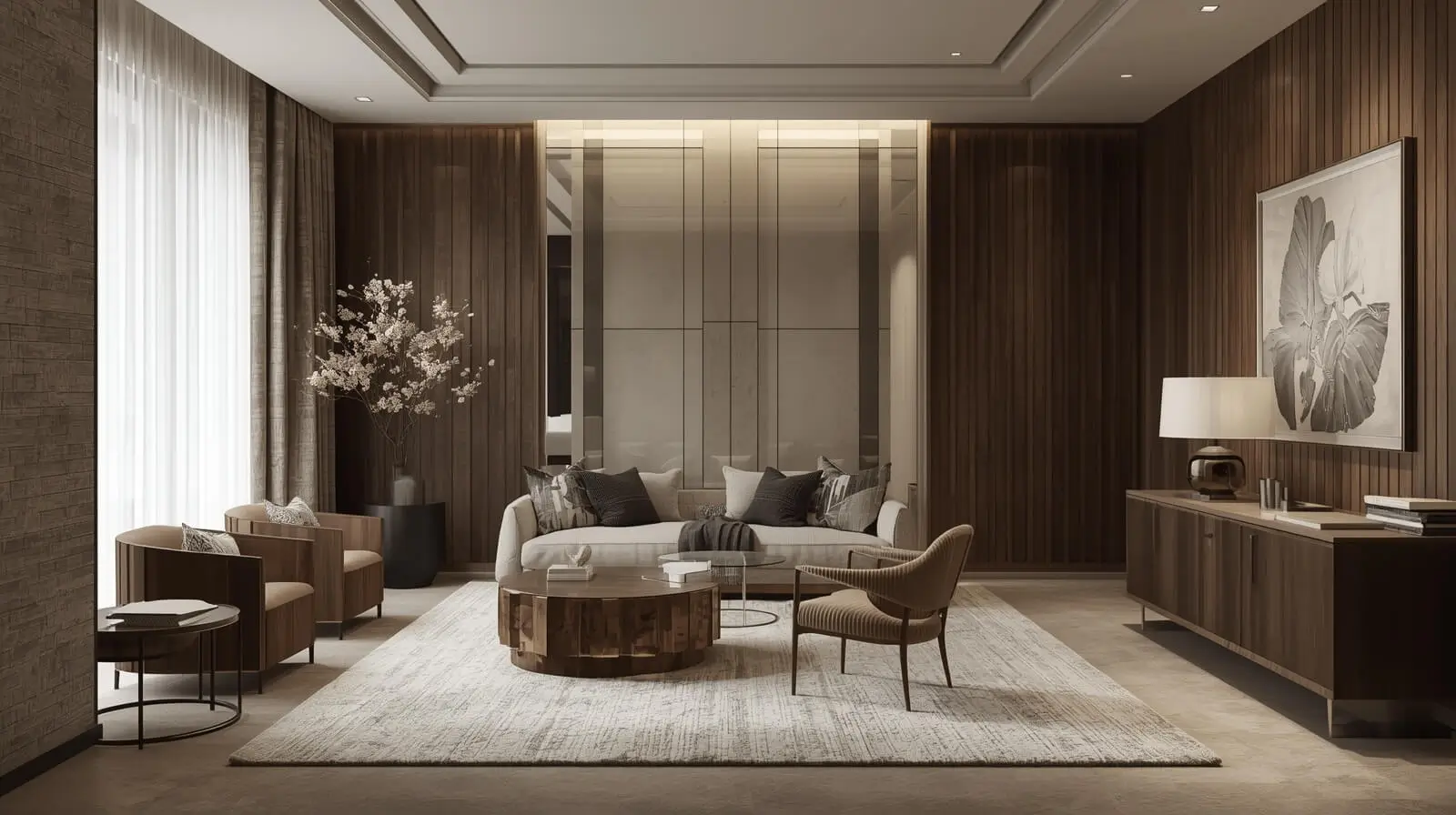 opposition rhythm in interior design