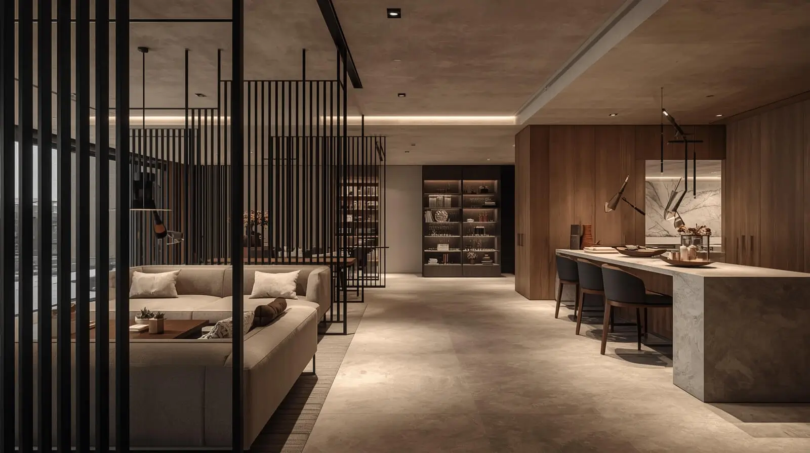 opposition rhythm in interior design