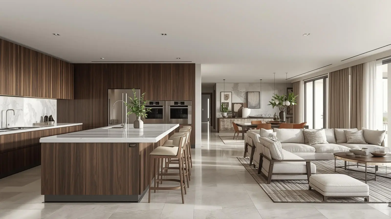 opposition rhythm in interior design