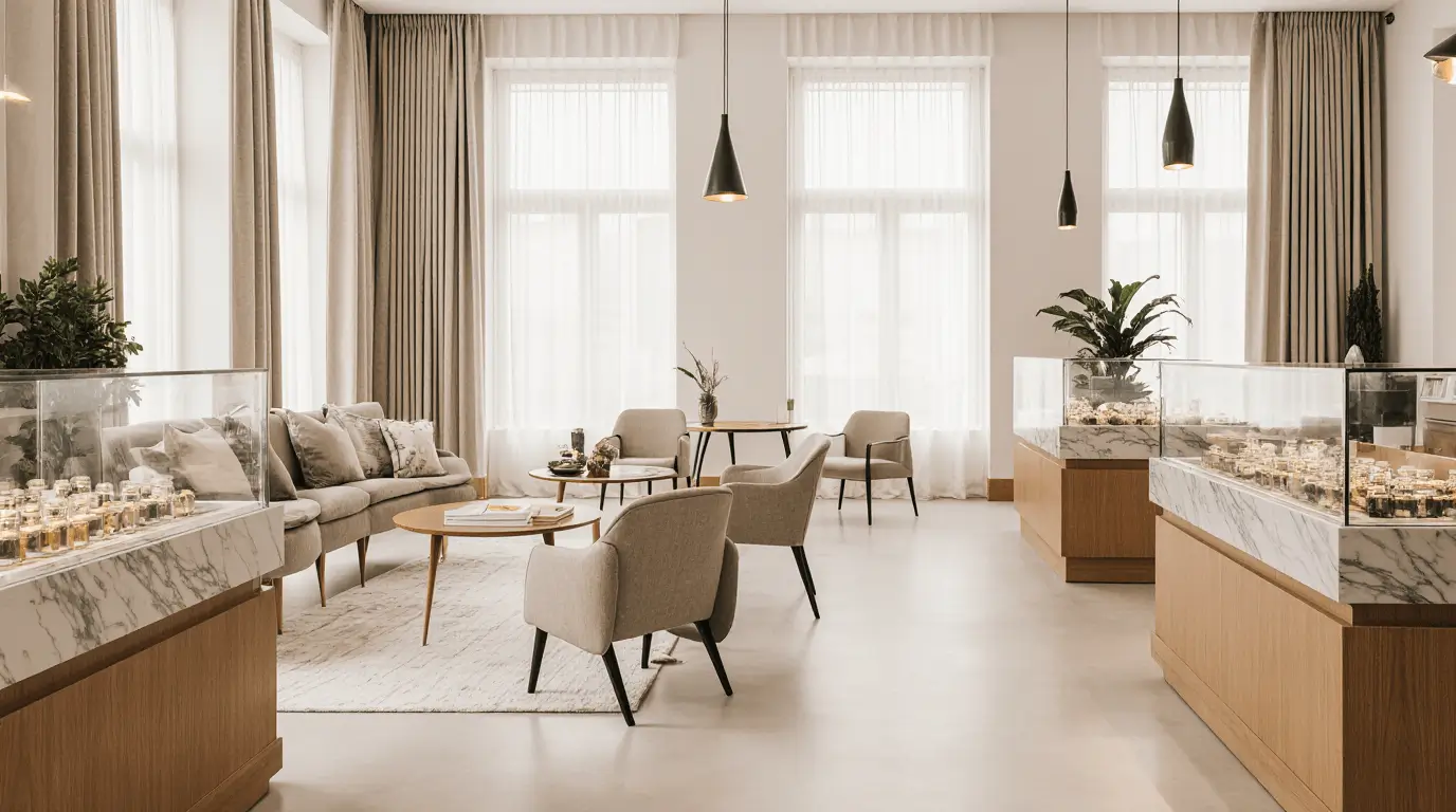 boutique dispensary interior design