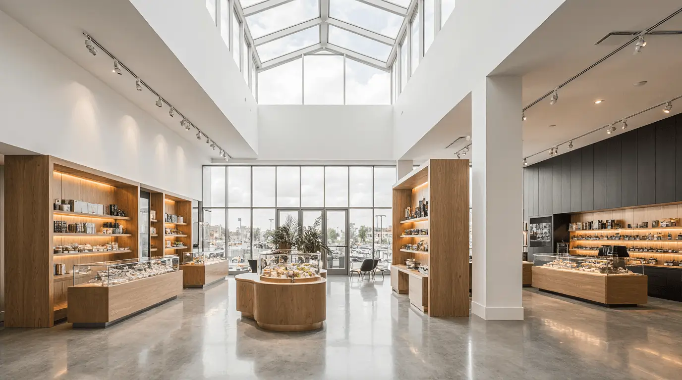 boutique dispensary interior design