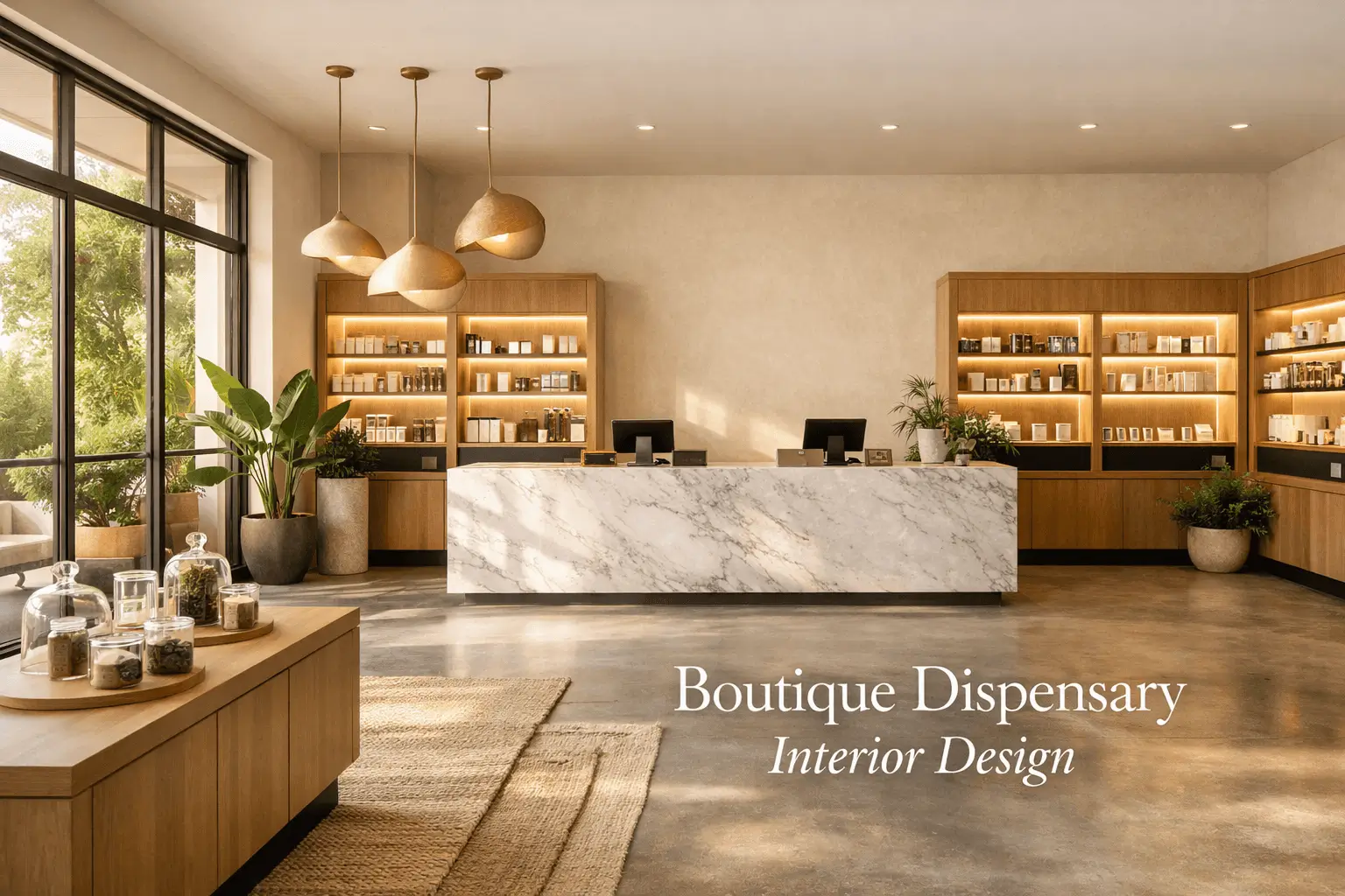 boutique dispensary interior design