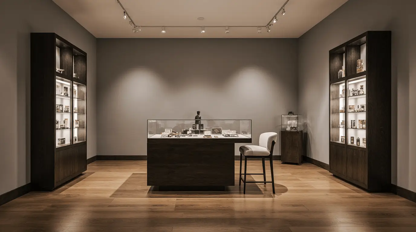 decoration interior smoke shop design