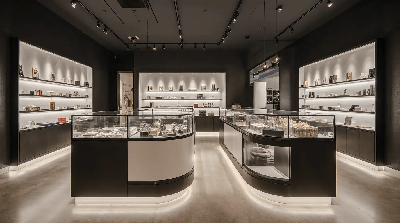 decoration interior smoke shop design