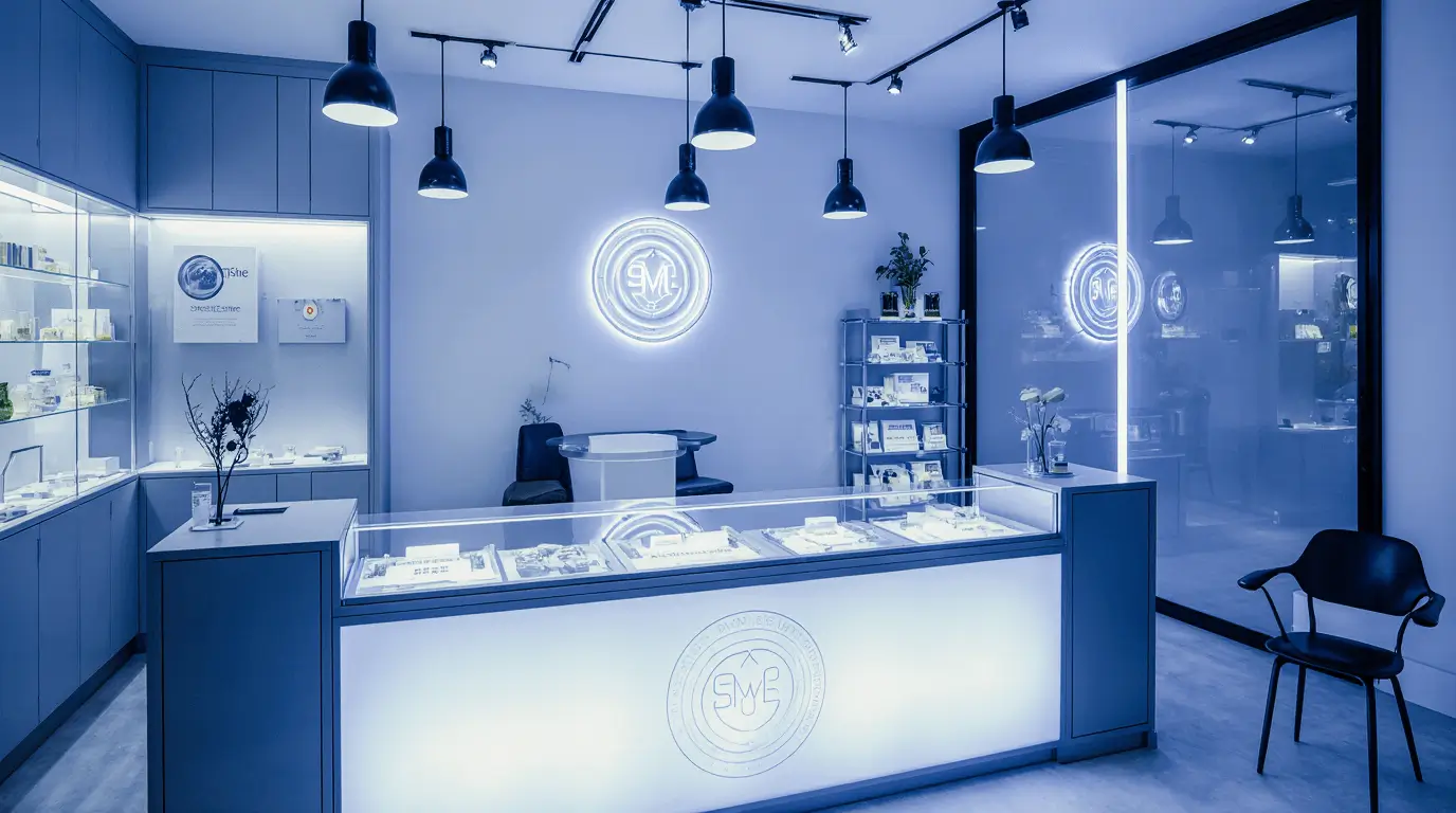 decoration interior smoke shop design