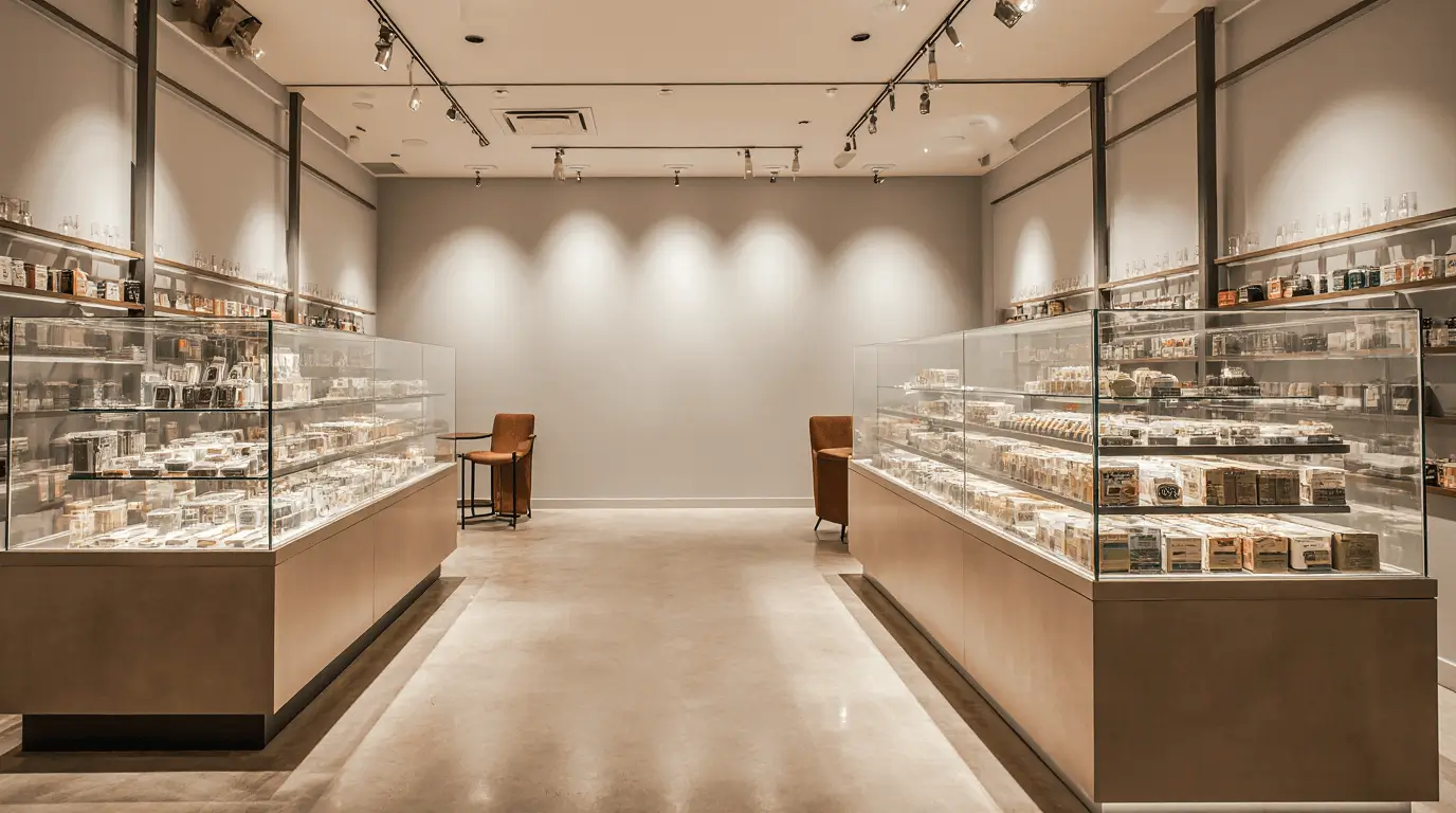 decoration interior smoke shop design