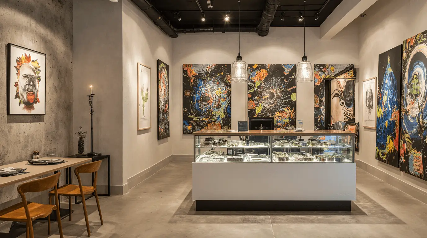 decoration interior smoke shop design