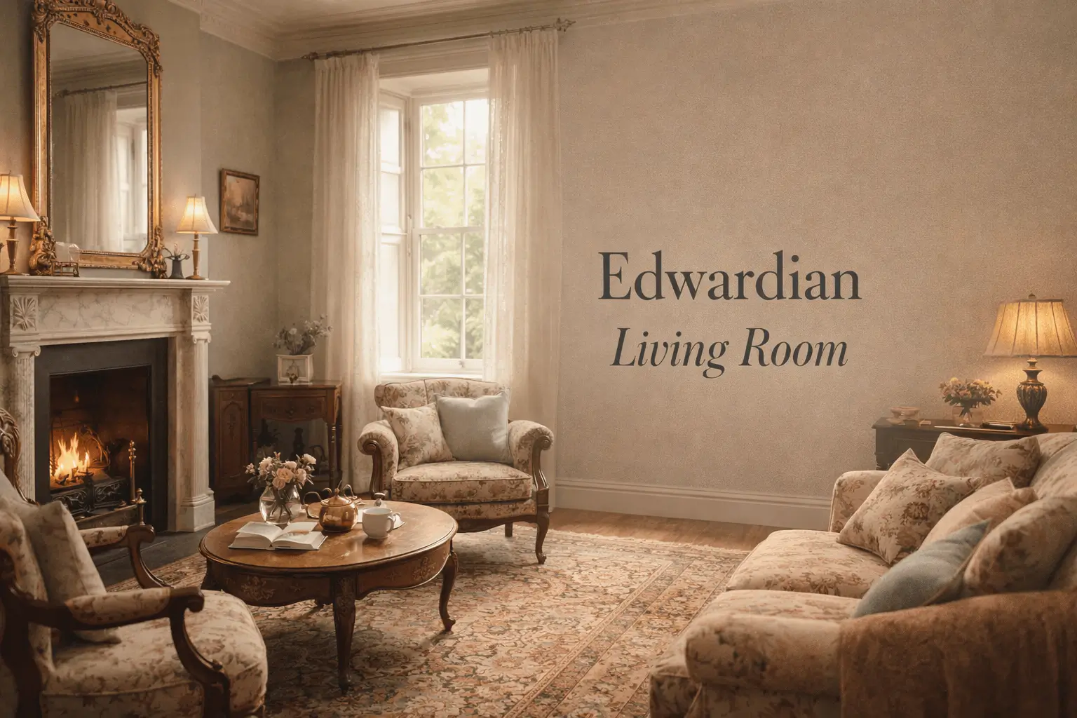 edwardian living room