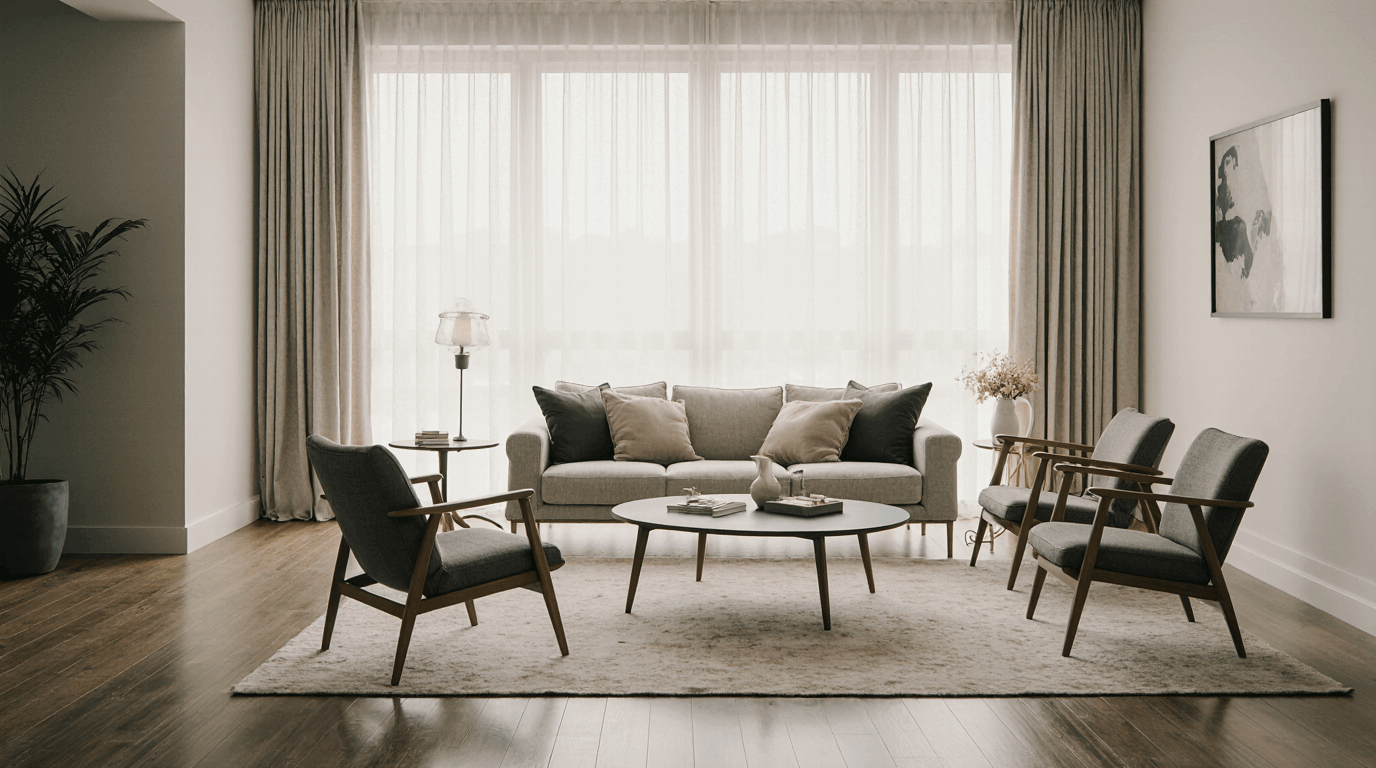 furniture selection interior design