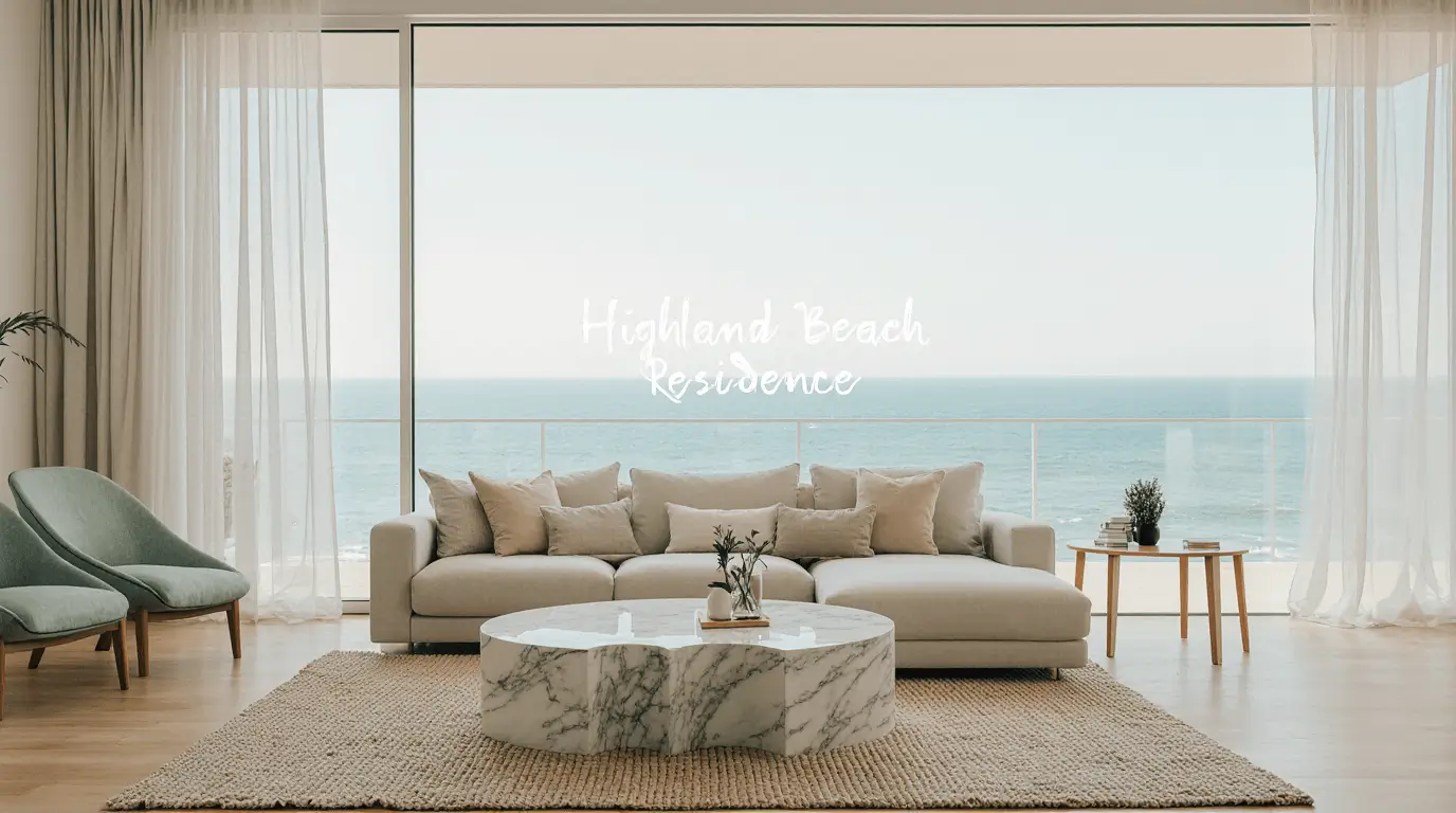 highland beach residence interior design