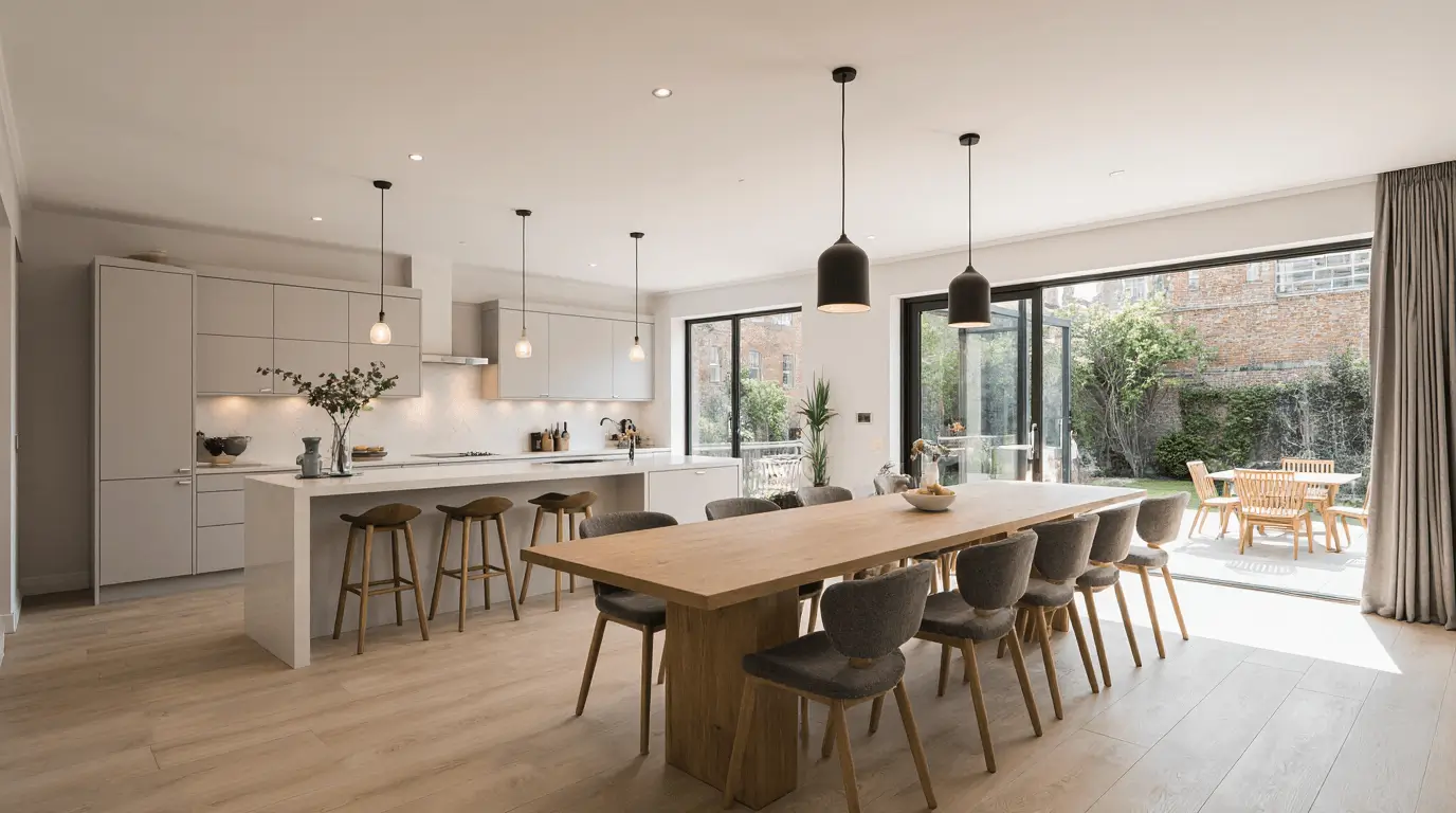 kitchen diner knock through