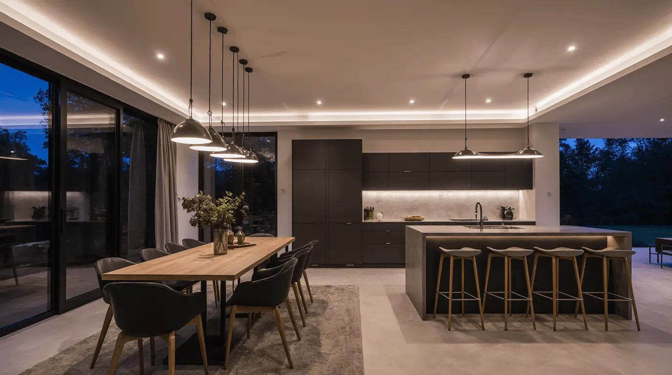 kitchen diner knock through