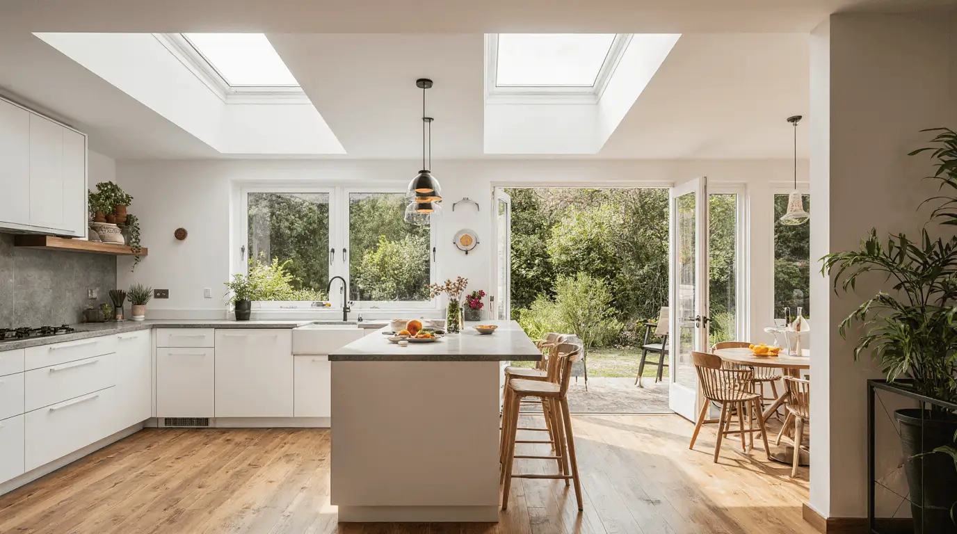 kitchen diner knock through