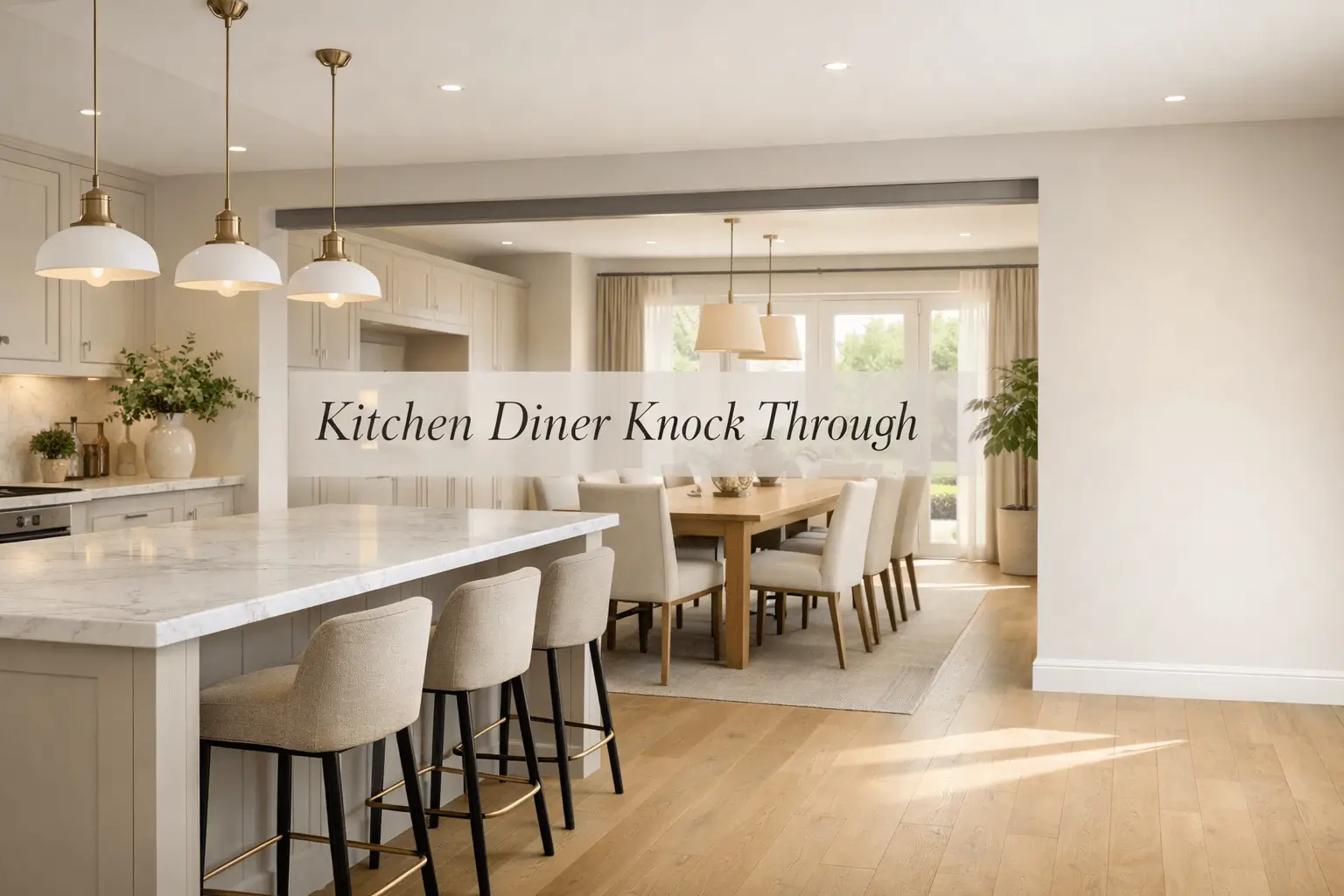 kitchen diner knock through