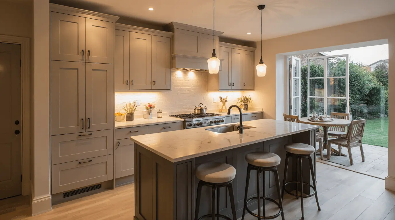 kitchen makeovers on a budget uk