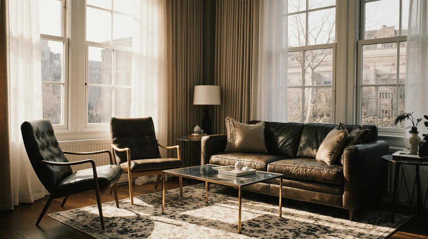 living room postmodern interior design