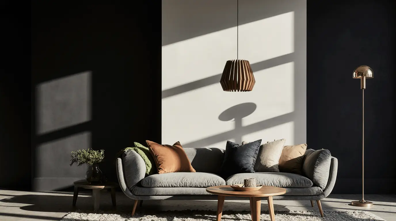 living room postmodern interior design