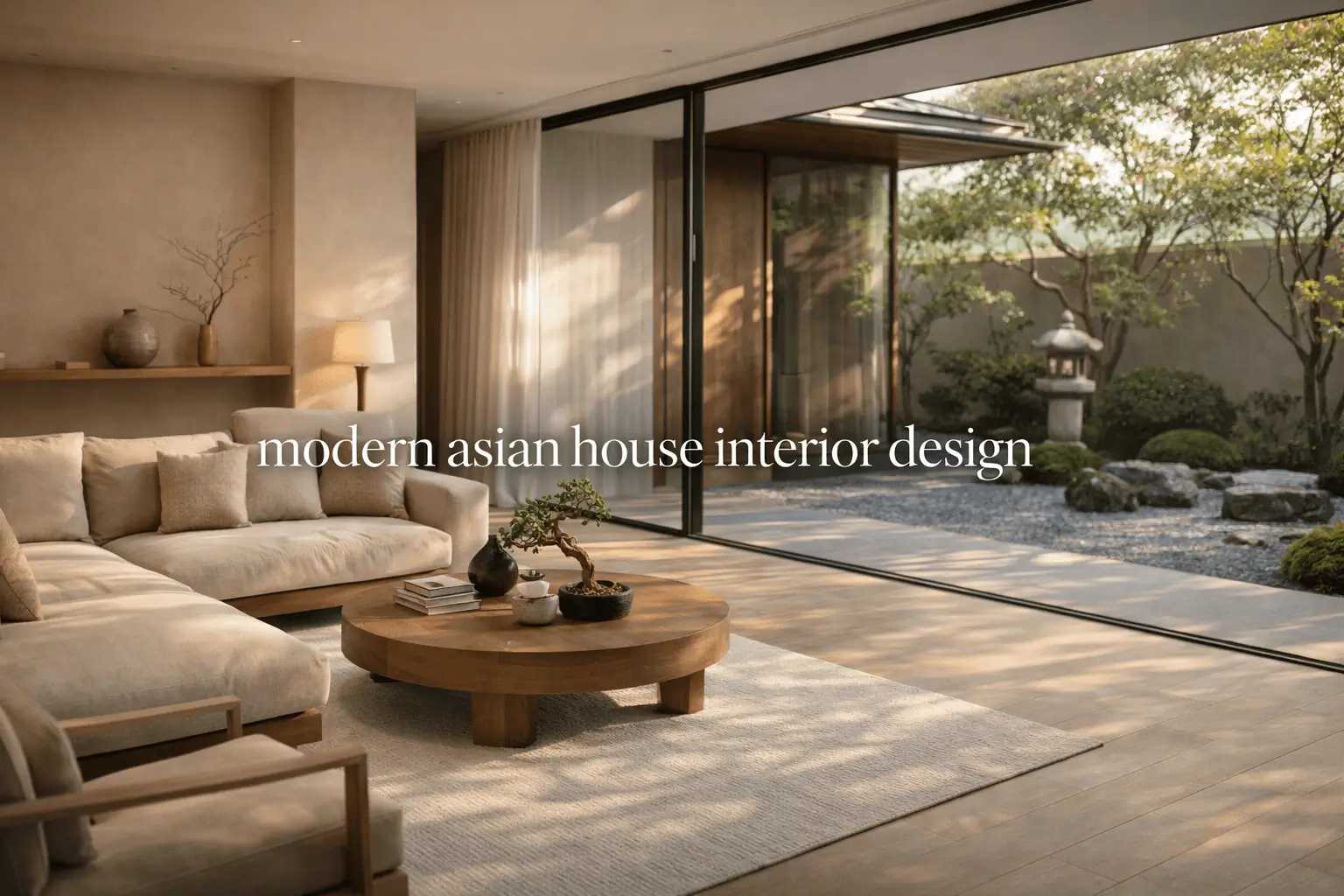 modern asian house interior design