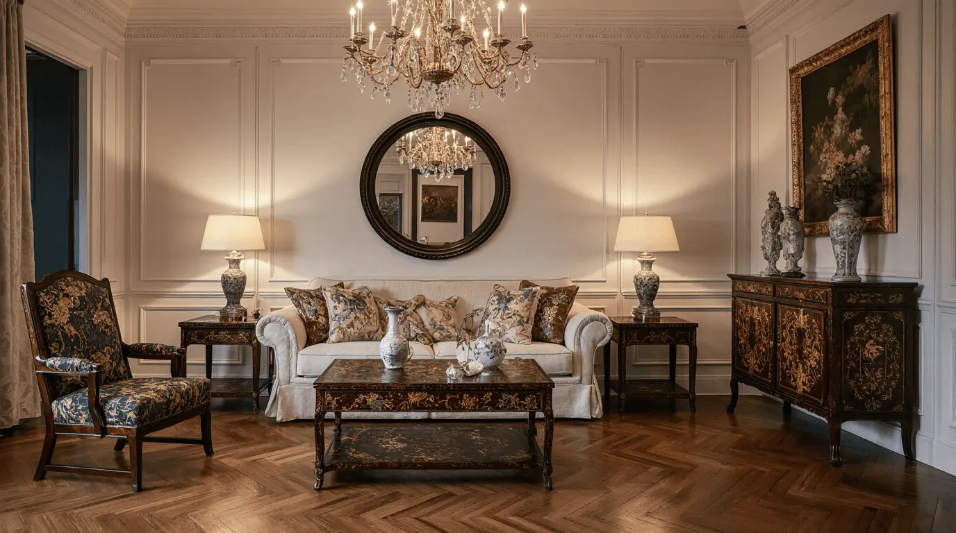 modern chinoiserie interior design