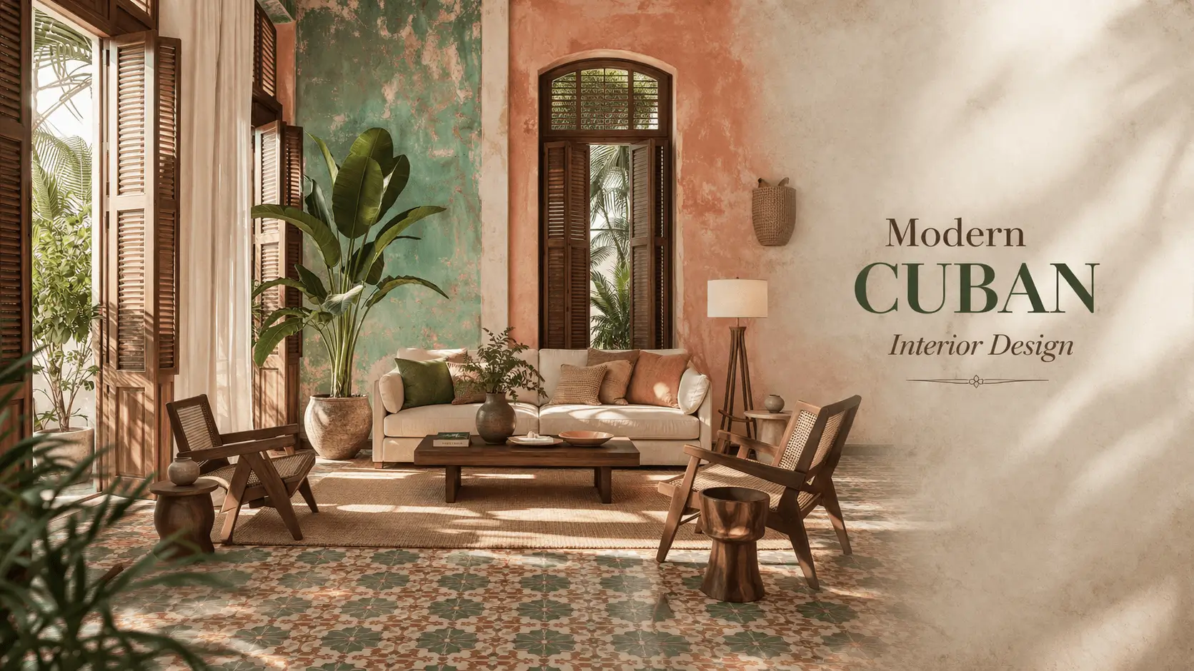 modern cuban interior design