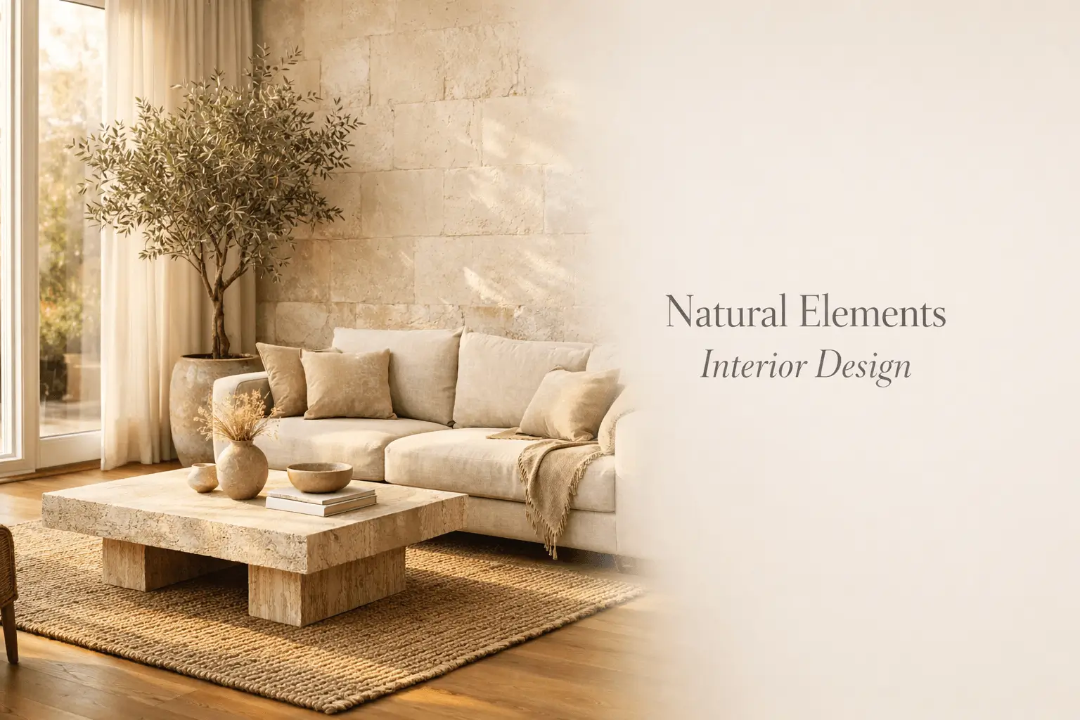natural elements interior design