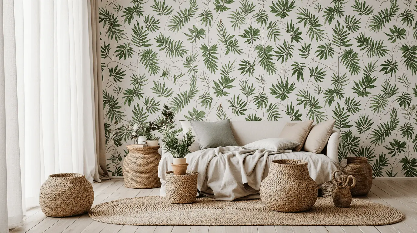 stylized pattern interior design