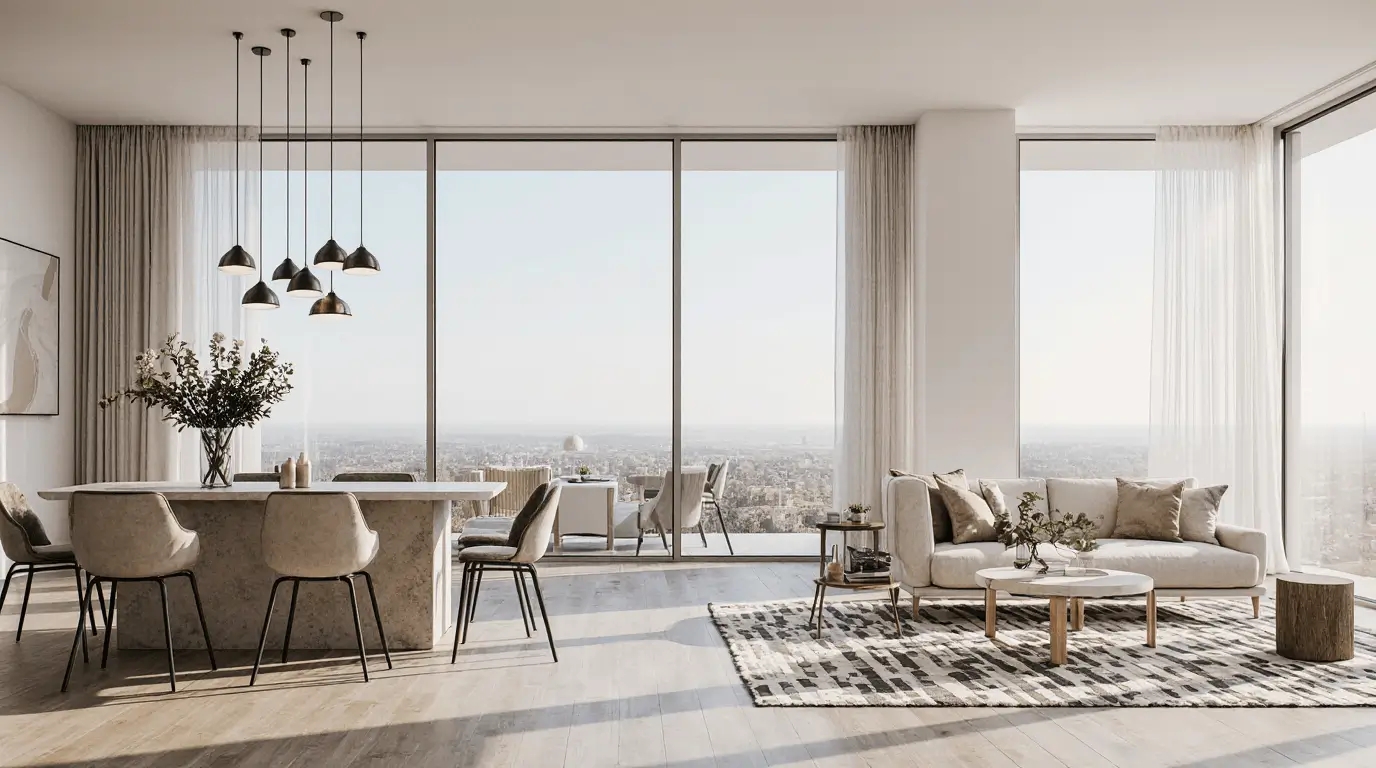 stylized pattern interior design