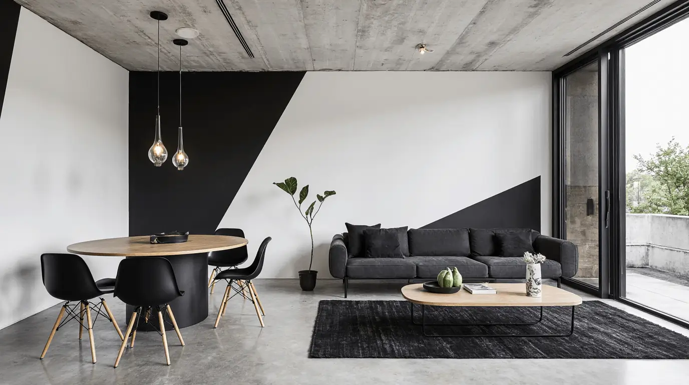 stylized pattern interior design