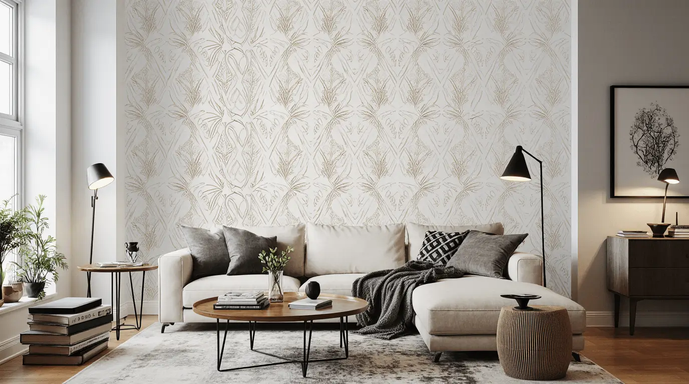 stylized pattern interior design