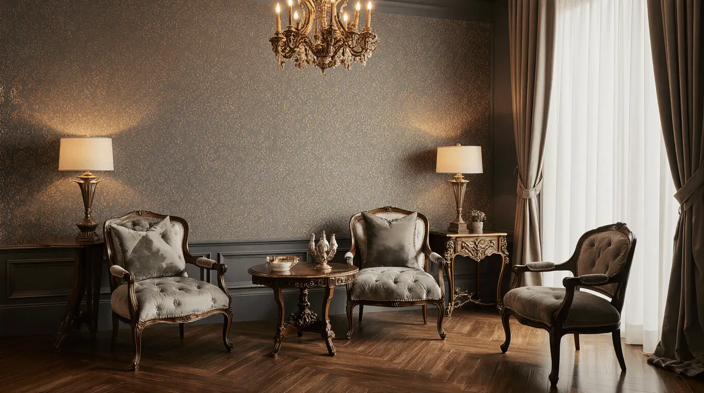 stylized pattern interior design