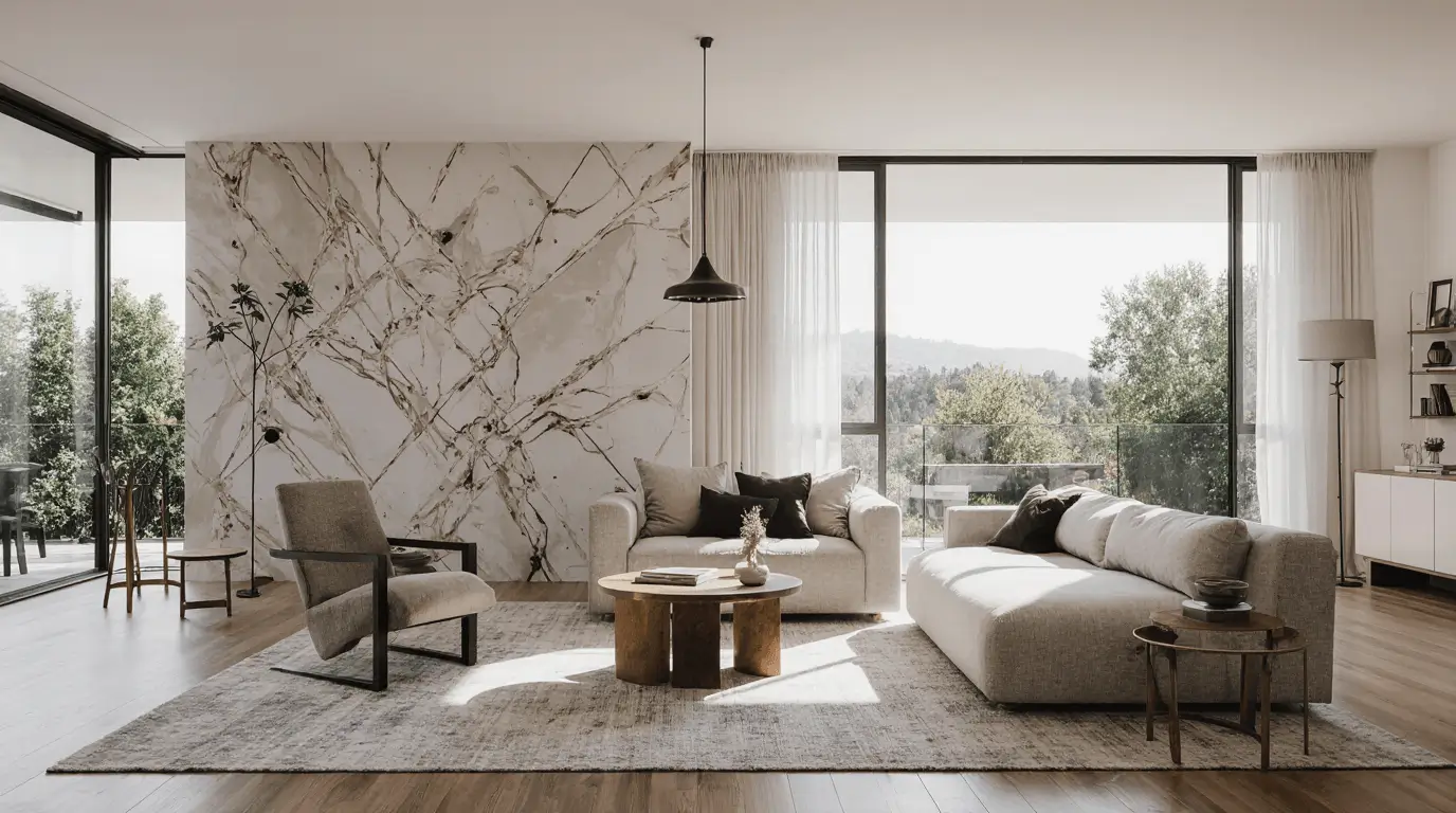 stylized pattern interior design