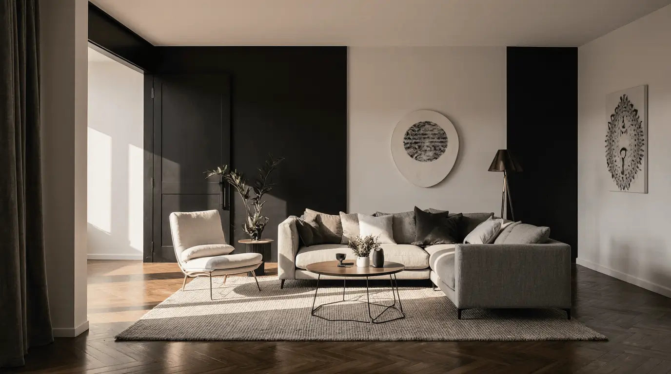 black vs white interior doors