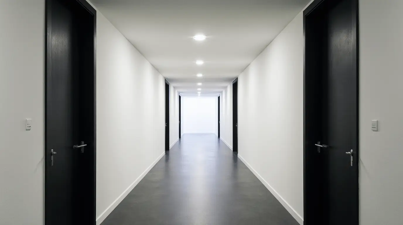 black vs white interior doors