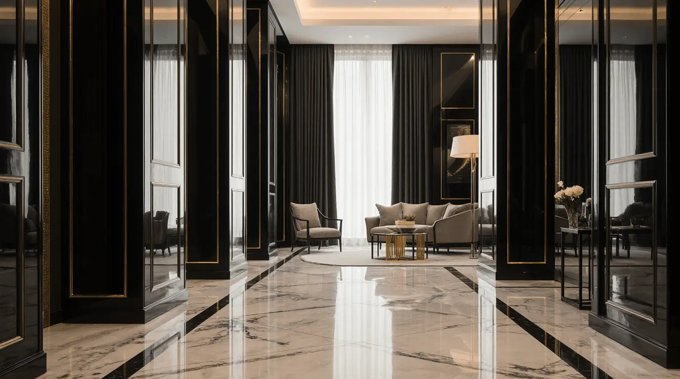 black vs white interior doors