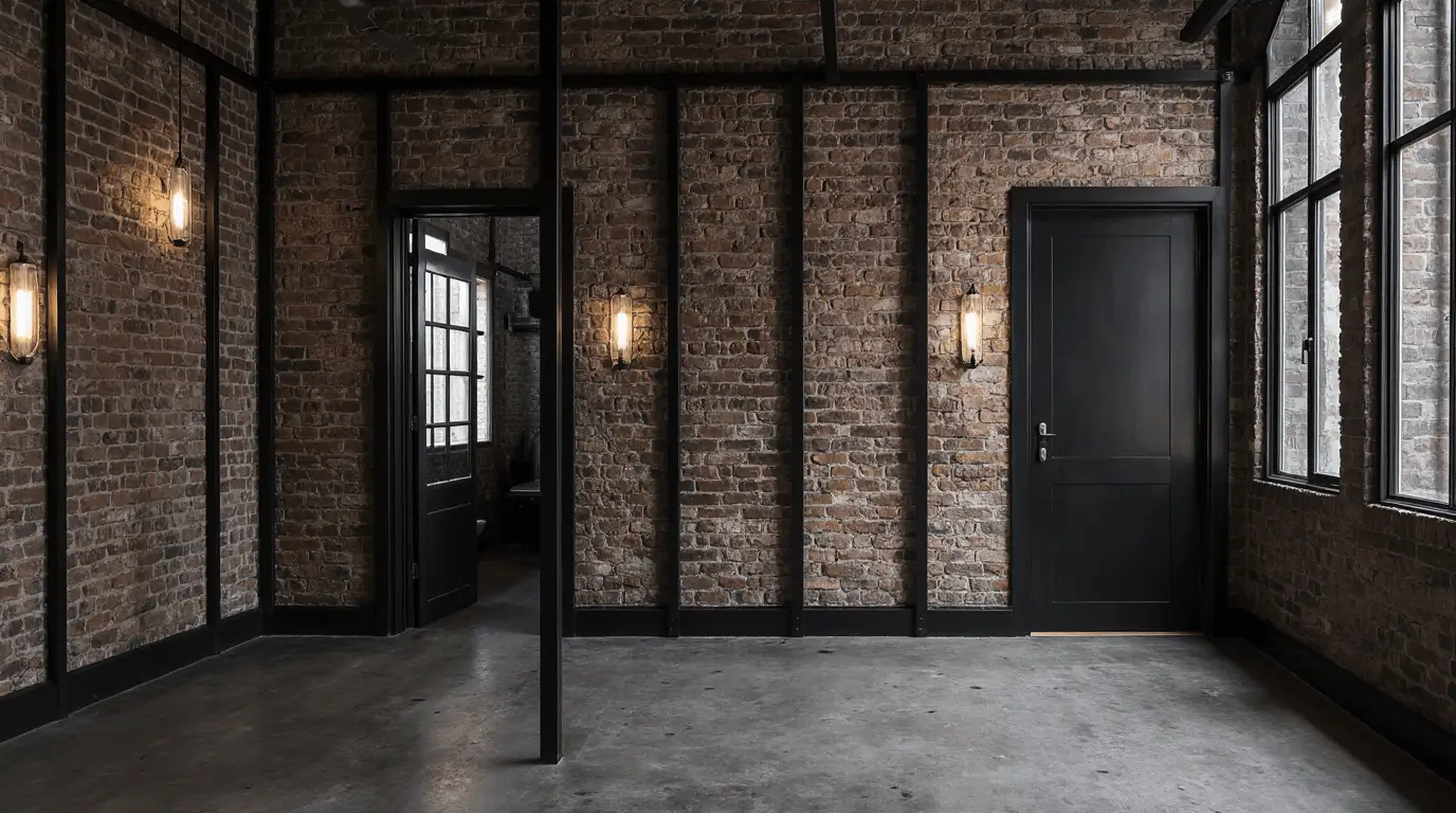 black vs white interior doors