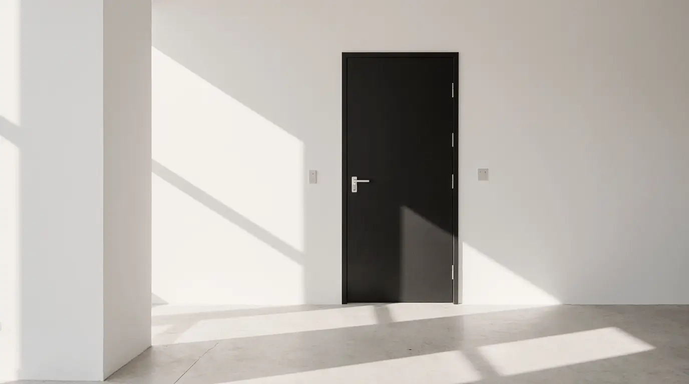 black vs white interior doors